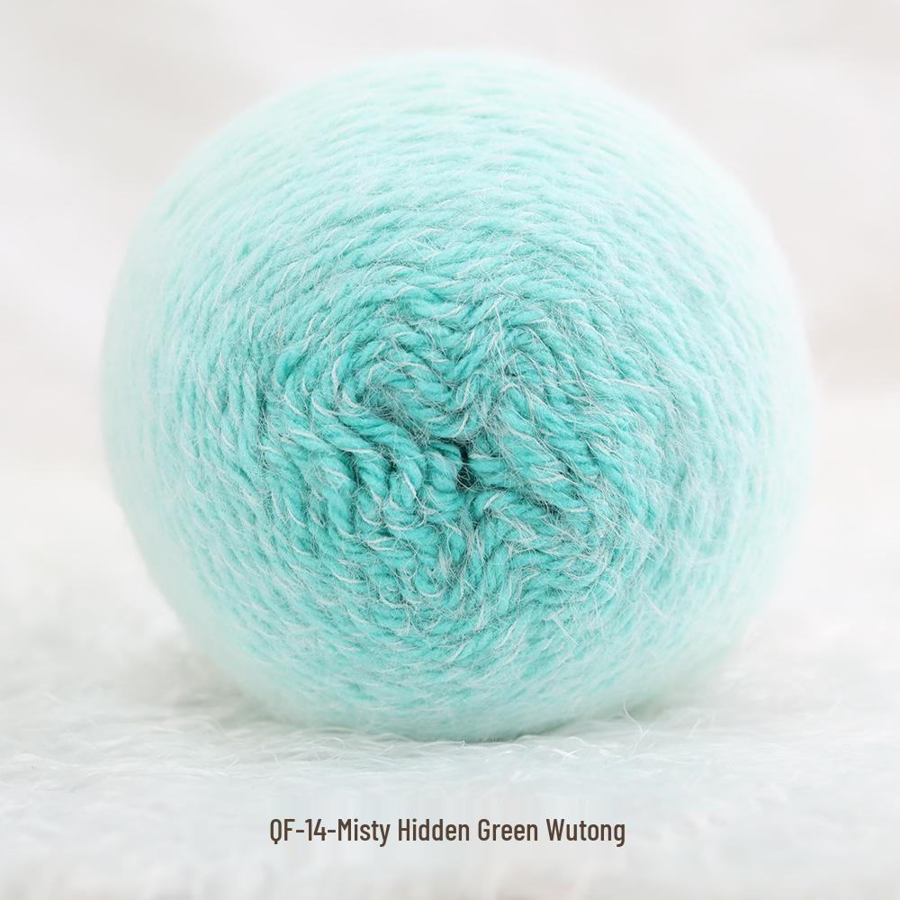 Gradient Long Pile Yarn Cake for Hand-knitting: Scarf, Clothing, Bouquets, and Seven-Star Blanket Materials