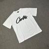 Mens Oversized Streetwear T-Shirt With Graffiti Letter Print Breathable Cotton Blend Casual Tee