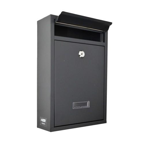 AW Tools Galvanised Steel Wall Mounted Letter Box
