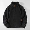Reversible Fashion Fleece Jacket for Spring Autumn Unisex Couple Coral Fleece Polar Fleece Sherpa Wool Warm Blouse
