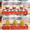 Christmas Craft Gift Candle Painted Decoration Christmas Gift Santa Snowman Cartoon Model Candle