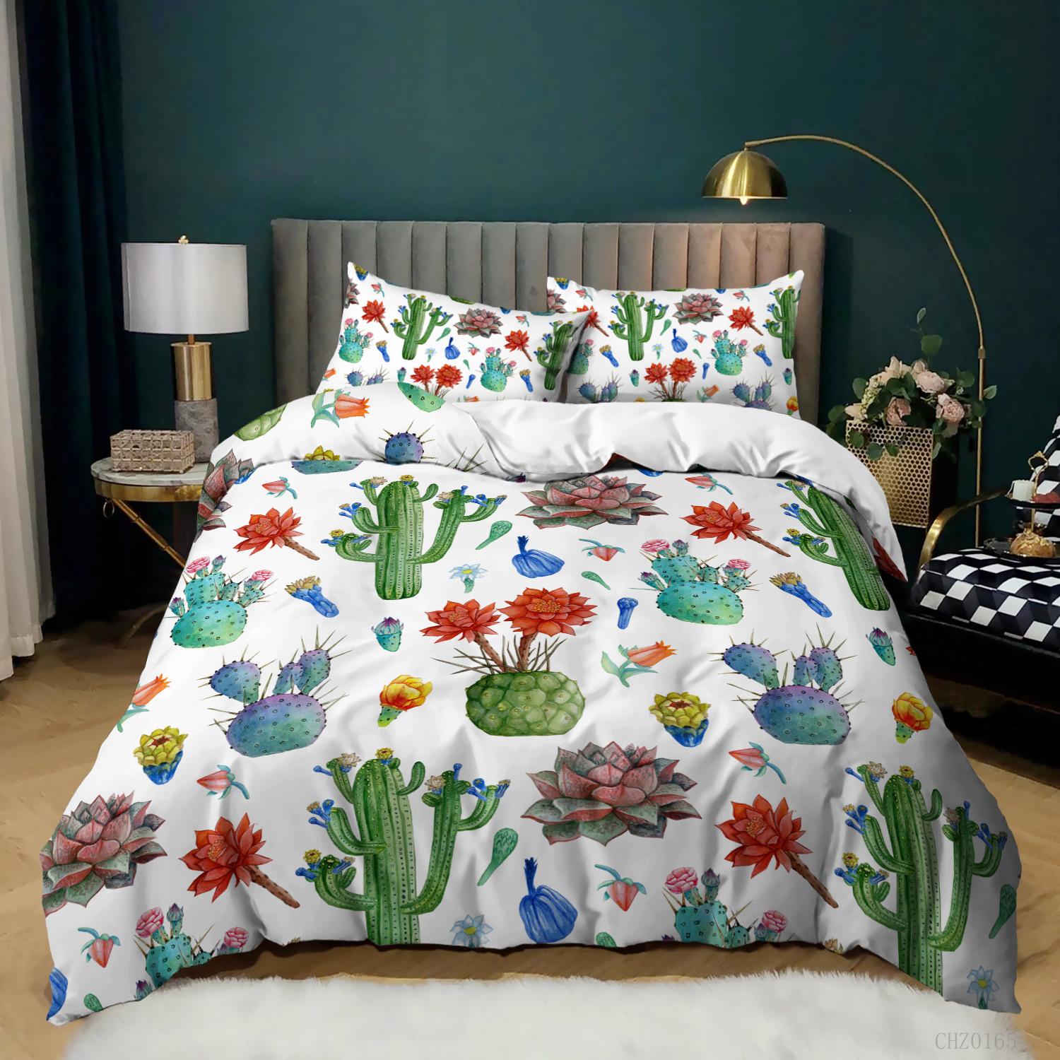 

3D Digital Printing Bed Three-Piece Set, Xunxian Animal Bear Quilt Cover 135 * 200 (two-piece set) 90g