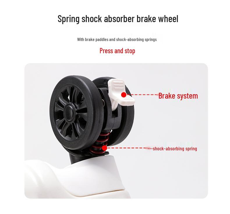 Anti-Fall Aluminum Frame Luggage Trolley with Large Capacity & Combo Lock