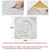 20Pcs 3D Wallpaper Wall Stickers Self-Adhesive Foam Panel Home Decor for Living Room Bedroom Ceiling TV Wall Art 35X35CM