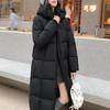 Mode Frau Winter Lange Mäntel Kapuzen Locker Dick Warm Parkas Lässige Damenjacken