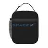 Spacex Spacex Logo Insulated Lunch Bag for Women Kids Portable Food Boxes Thermal Lunch Box Tote