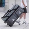 Large Capacity Waterproof Travel Trolley Bag for Airline Check-in and Outdoor Camping