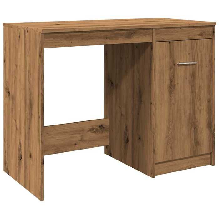 VidaXL Bureau chêne artisanal 100x50x76 cm bois d'ingénierie, bureau d'écriture, bureau d'ordinateur, bureau à domicile, 856003