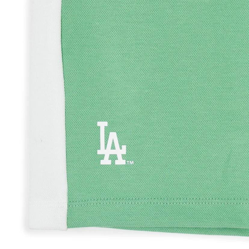 New MLB Varsity LOS ANGELES DODGERS Casual Shorts Women's Green 3FSPV0243-07GNM
