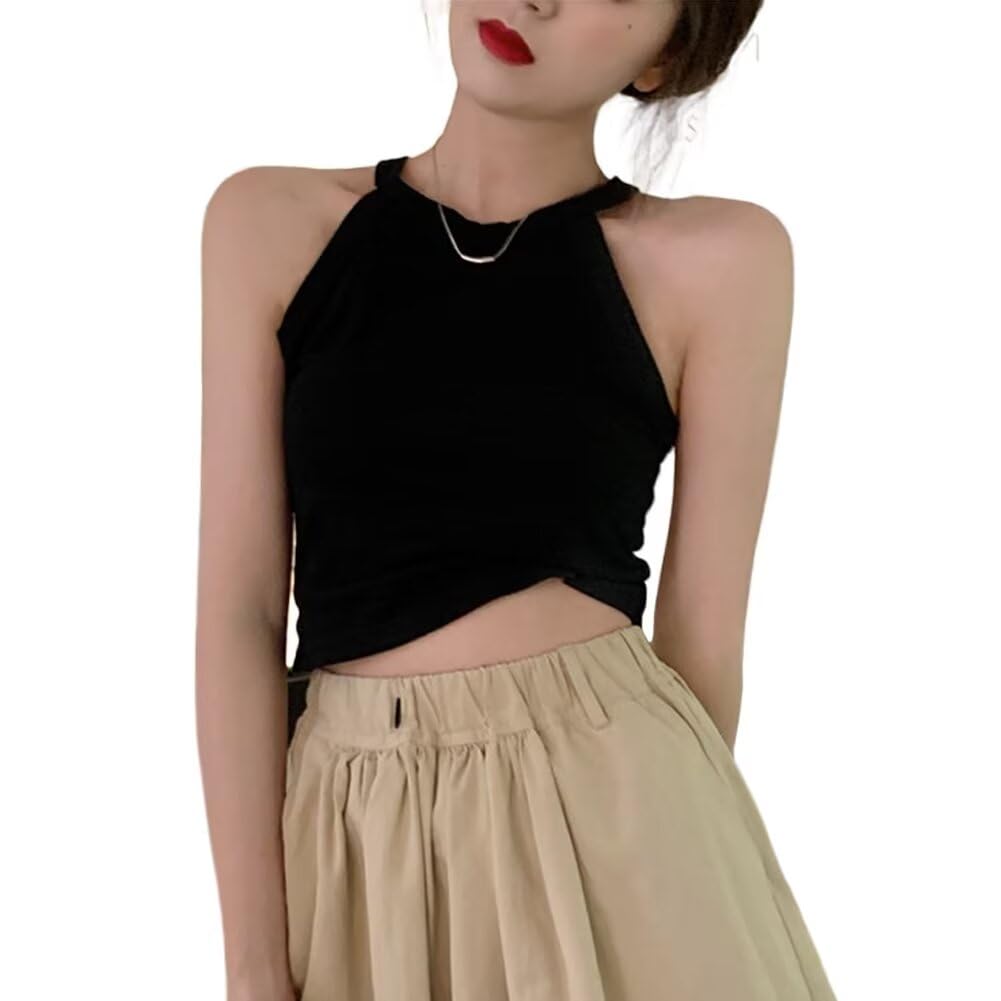 

Eukkis Американский стиль Внутренний танк с чашками Хлопковый топ-бра для легкого спорта и йоги Черный Женский - Бюстгальтер, Одежда, чёрный