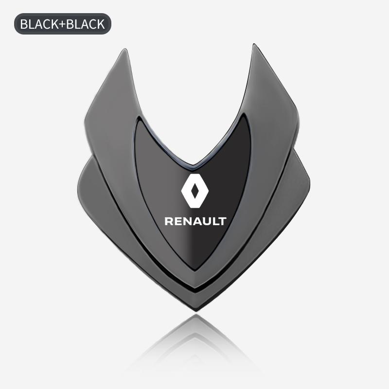 Hub Caps Metal Car Side Fender Car Body Sticker Shield Emblem Badge Logo For Renault Grand Scenic 4 XMOD Megane Clio 4 Laguna 2
