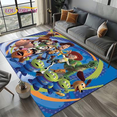 27 Style Toy Story Cartoon 3D Carpet Rug for Bedroom Living Room Home Sofa Decoration,kid Game Large Decor Floor Mat Gift