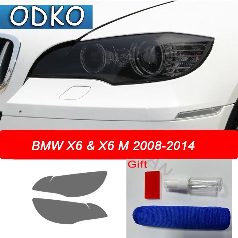 Für BMW X1 F48 X2 F39 X3 F25 G01 X4 F26 G02 X5 F15 G05 X6 F16 G06 X7 Auto Scheinwerfer Tönung Rauchschwarz Schutzfolie TPU Aufkleber