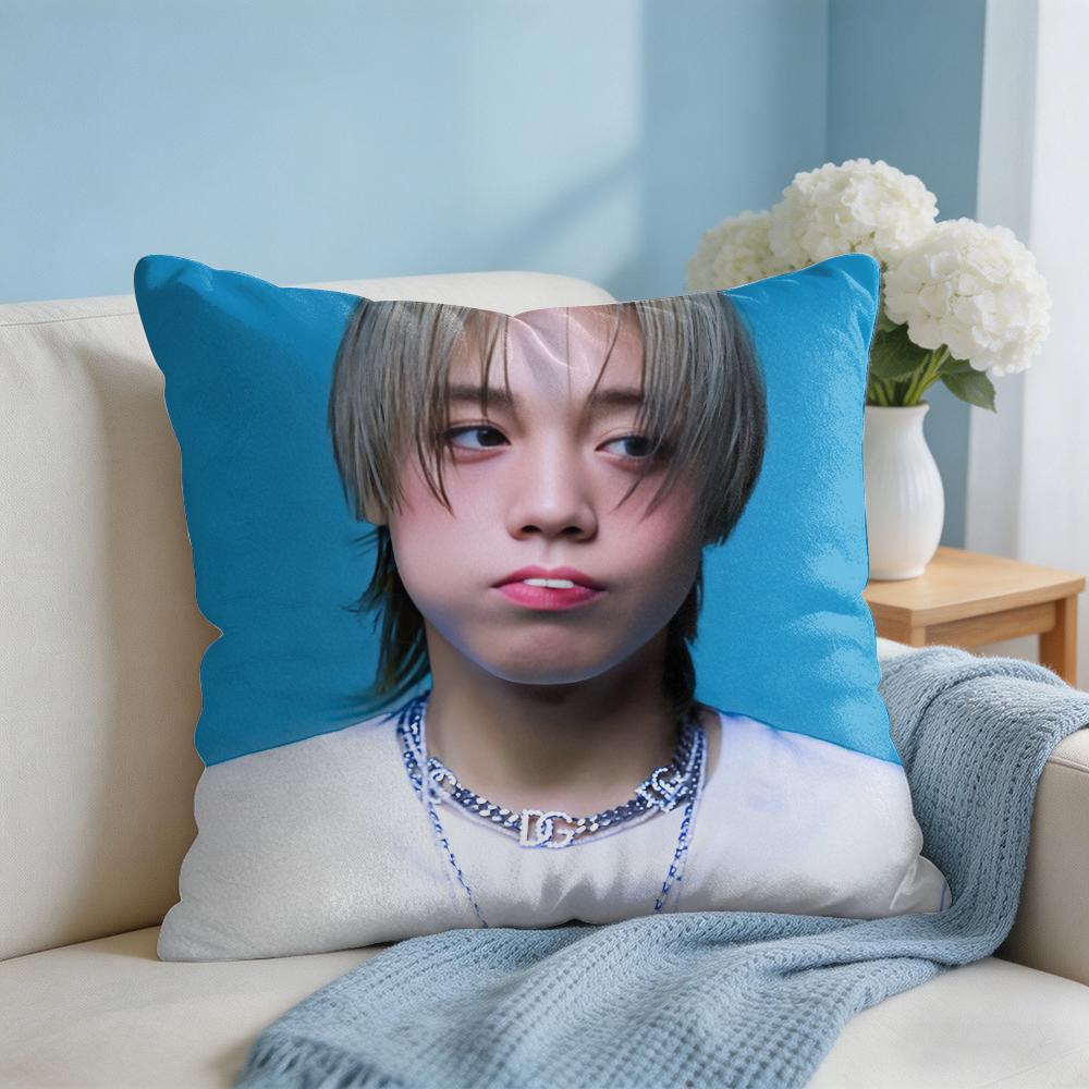 PPark JiHoon Singer Cushion Cover Square Pillow Bedroom Sofa Leisure Comfort Living Room Home Decoration X