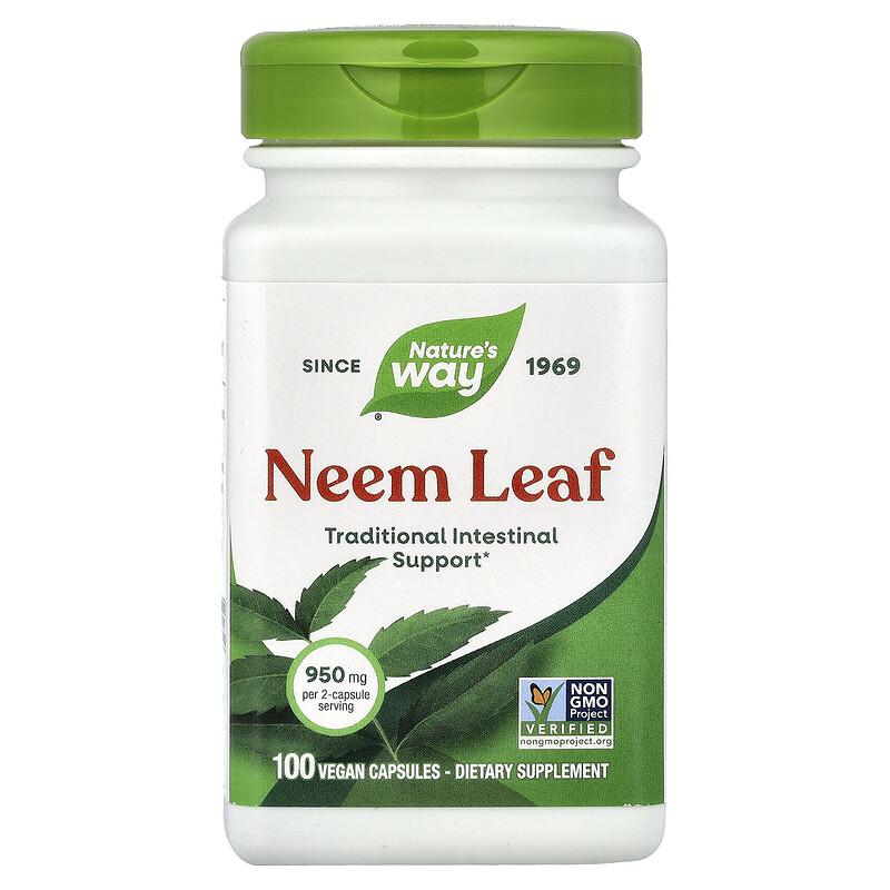 Nature's Way Neem Leaf 950Mg, 100 Vegan Capsules - Image 9