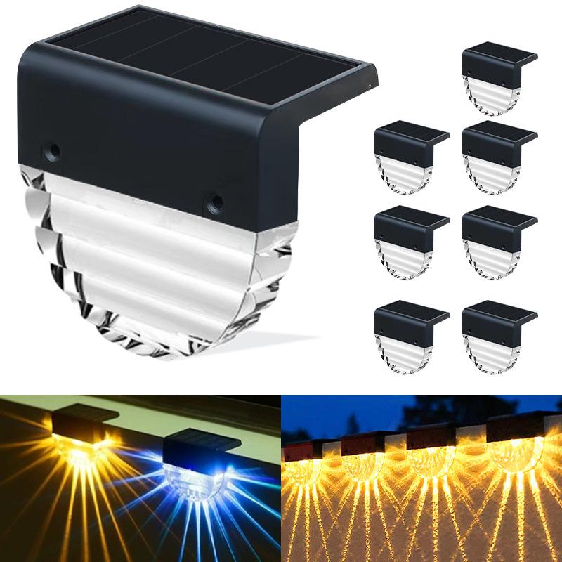 

Водонепроницаемый уличный настенный и заборный светильник на солнечной батарее для атмосферы сада, двора, балкона и внутреннего двора