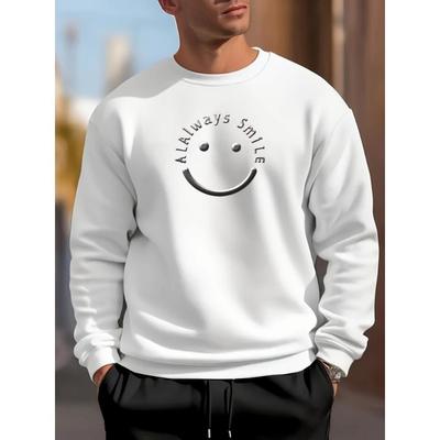 Men's Crew Neck Sweatshirt, Durable & Low-Maintenance, Great for Busy Schedules