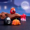 Festival Miniature Pumpkin Ghostly Bat Elf Statue Resins Figurines Statue Halloween Desktop Decoration for Party Display