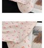 Berretto Bandana a Quadri con Laccetti Incrociati e Visiera - Cappello da Donna per Primavera/Estate Protezione Solare Stile Pastorale