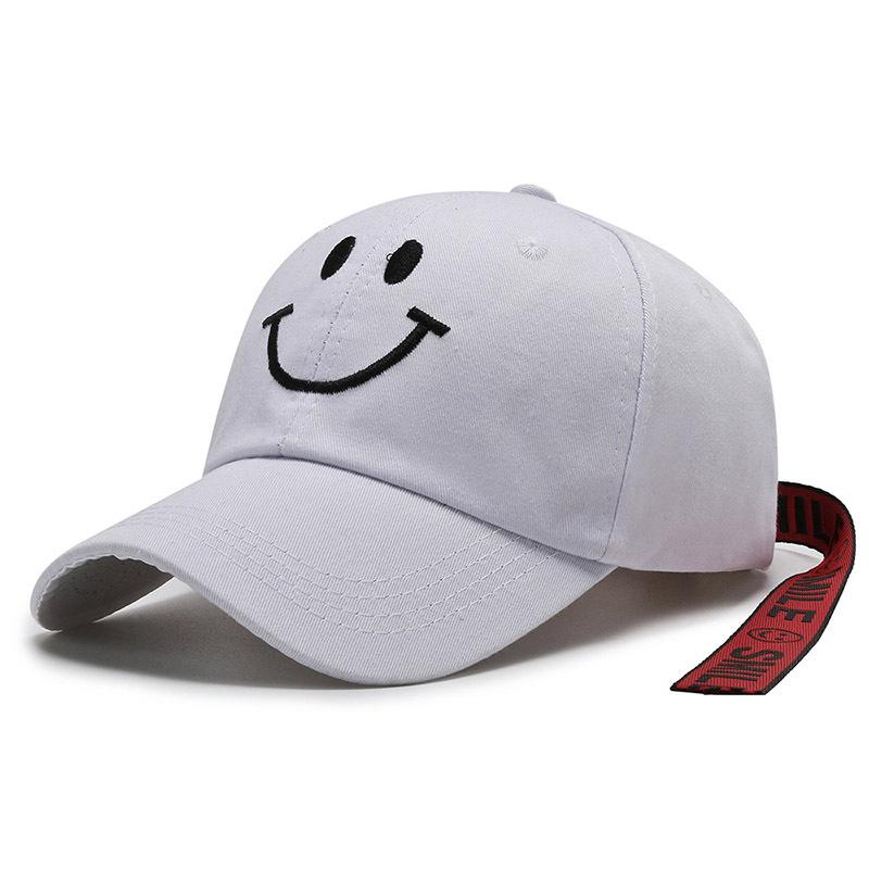 Hat Spring and Autumn New Embroidery Ribbon Baseball Cap Personalized Peaked Hat Outdoor Sun Hat Travel Hat Couple Hat