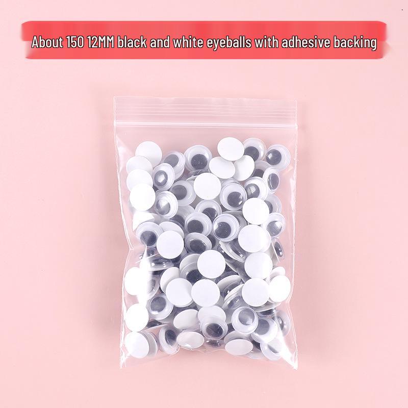DIY Kindergarten Animal Eye Stickers – Plastic Fake Eyeballs for Craft Activities