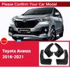 Car Fender  Mud Flaps For Toyota Avanza 2016-2022 2017 2018  Splash Guards MudFlaps Front Rear Mudguards  Auto