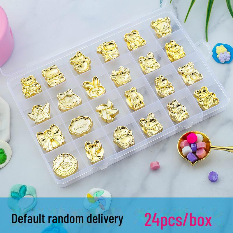 Eco-Friendly Zinc Alloy Retro Wax Seal Head with Color-Preserving Electroplating