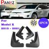 Set Front Rear For Tesla Model X 2015 -  Mud Flaps Mudflaps Splash Guards Mudguards Fender 2016 2017 2018