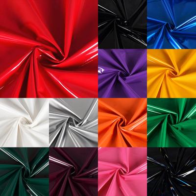 50*145 cm Glänzend Glänzend Weiche Vinyl Leder Stoff Laser Spiegel Faux PU Leder PVC Stoff Für Tasche Kleid polster Diy Material