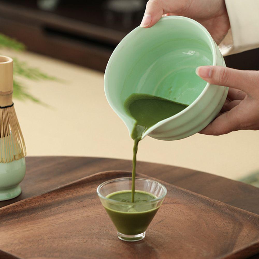 4ks Vintage Matcha Čajová Sada Keramická Matcha Chasen Sada Elegantní Stojan na Matcha Metličku Kit Čajovna
