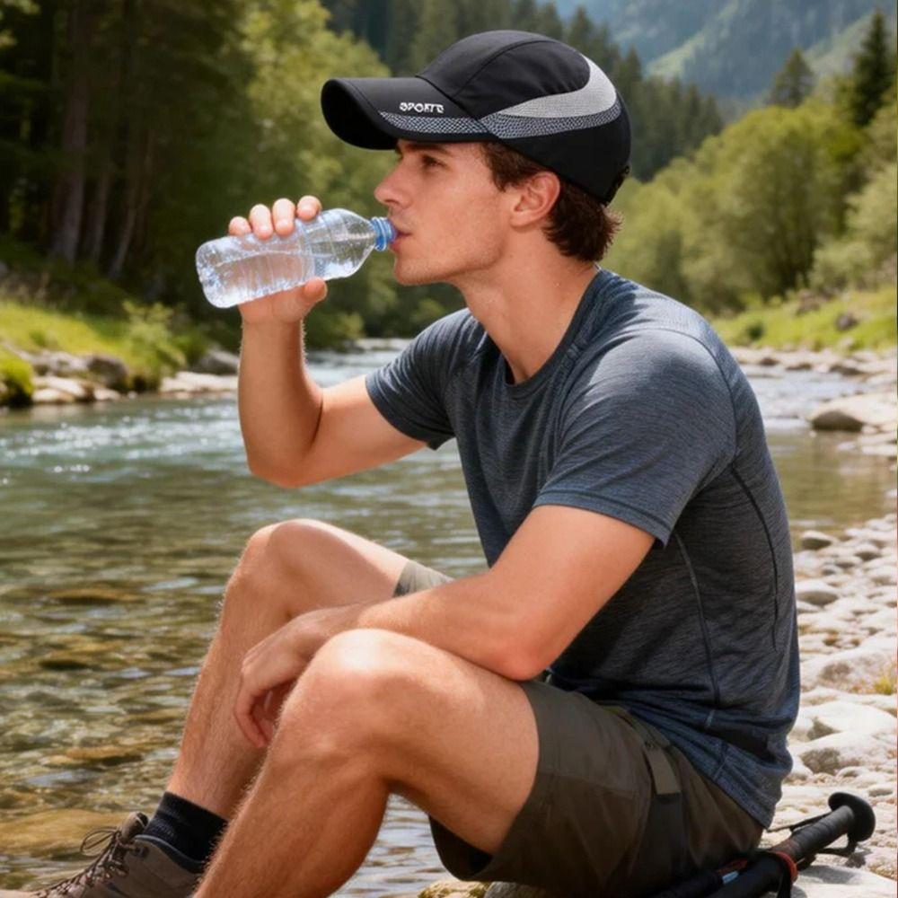 Fashion Summer Quick-drying Baseball Caps Breathable Casual Golf Fishing Cap Adjustable Sunscreen Hats Outdoor Sports