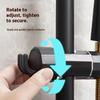 Abs Nastavitelný Držák Sprchové Hlavice Držák Sprchy Svorka Držák Posuvný na Tyč Sprchové Hlavice Koupelnové Doplňky Rotační Design Háčku