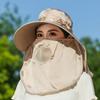 Lightweight Sunshade Sun Hat Breathable Neck Flap Hat Sunscreen Cap Women Picking Tea Hat Camping