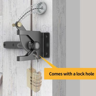 Gate Latch Heavy Duty Gate Latch for Wooden Door Security Door Lock for Outdoor Metal Wood Yard Pool Shed Farm Barn Porch