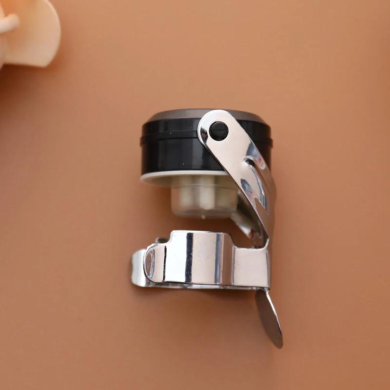 

1pc Champagne Stopper Bottle Sealer for Champagne Cava Prosecco Sparkling Wine with a Built-In Pressure Pump чёрный