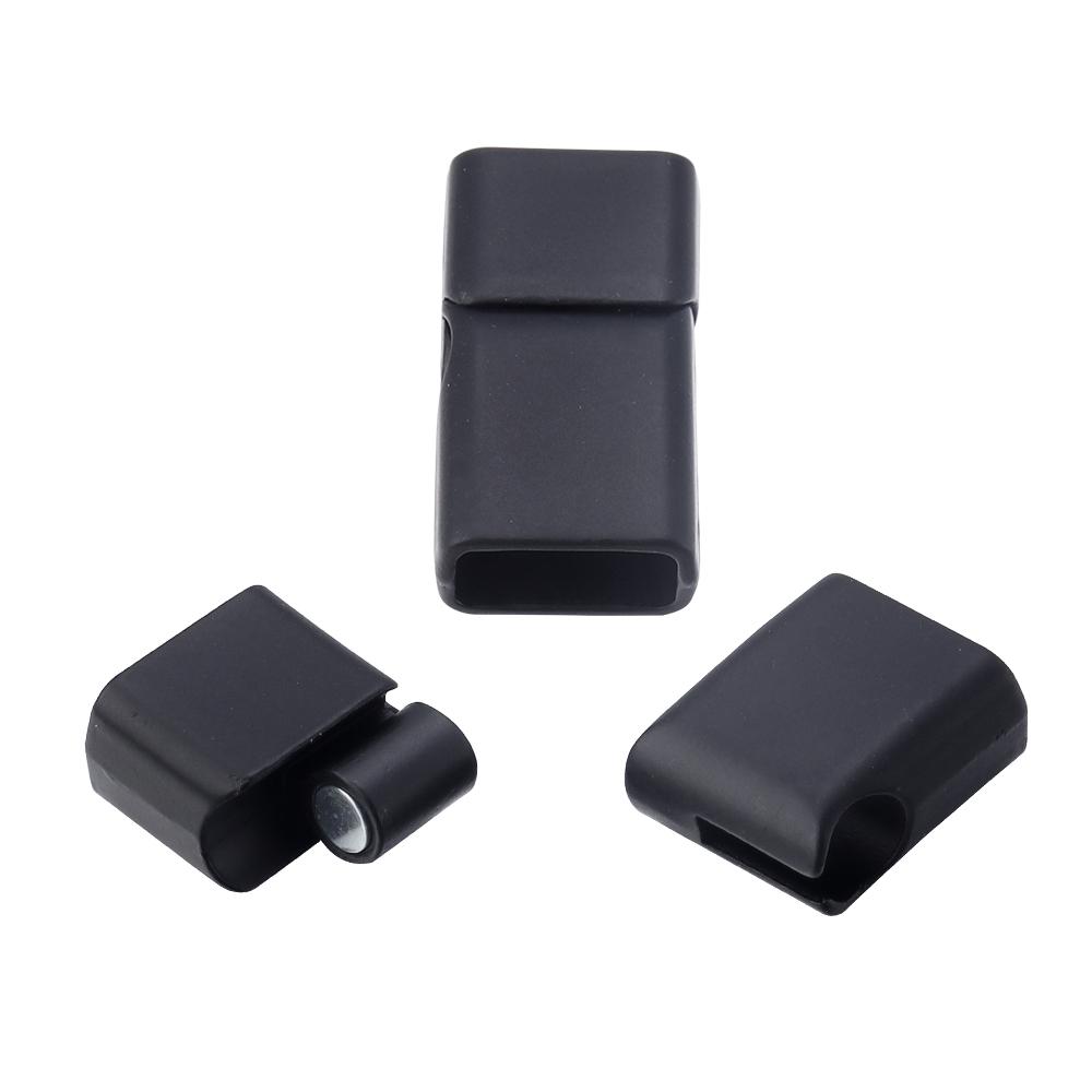5pcs/lot Alloy Magnetic Buckle Round Square Leather Bracelet End Clasps Connector For DIY Handmade Jewelry Necklace Making