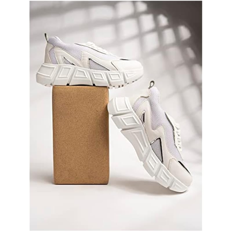 Shoetopia Women'S Flat Sneakers White (6 Uk)