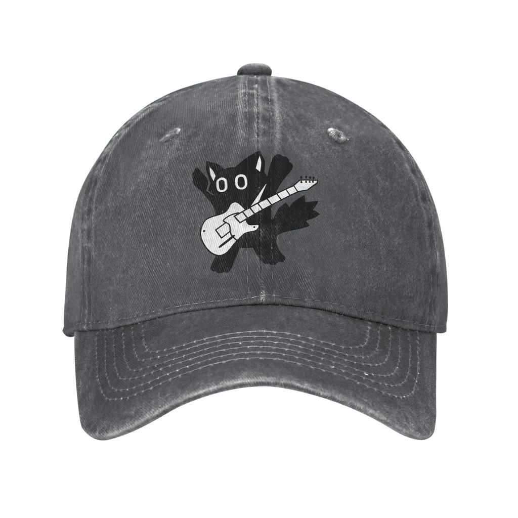 Summer  Cartoon Cat Group Printed Baseball Cap Sun Hot Sale Washed Hip Hop Hats Women Unisex Casual Tennis Skate Baseball Caps