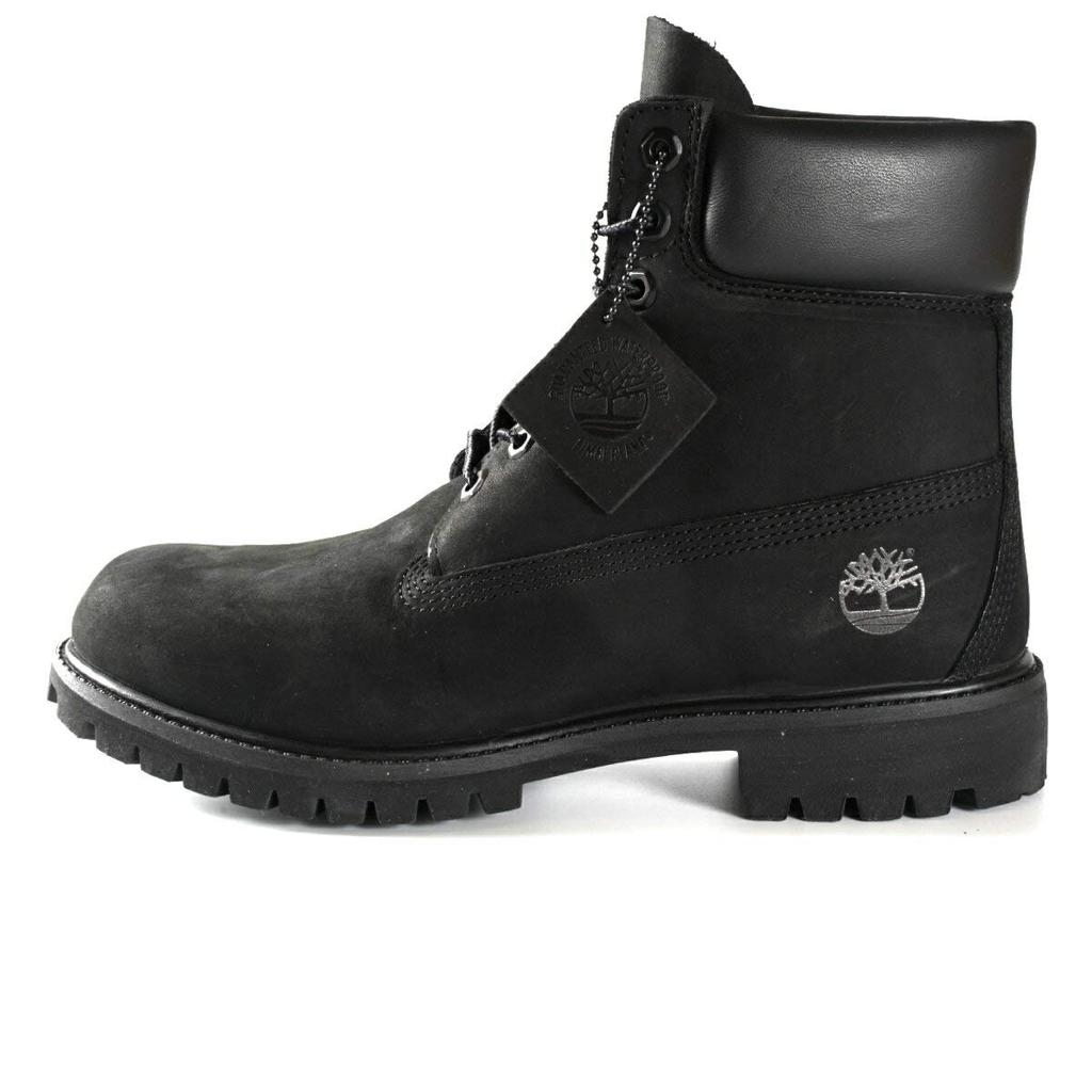 Timberland Premium WP Boot In Black Nubuck Size 6-inch (10073) - Men's 9.0 (JP/27.0cm)