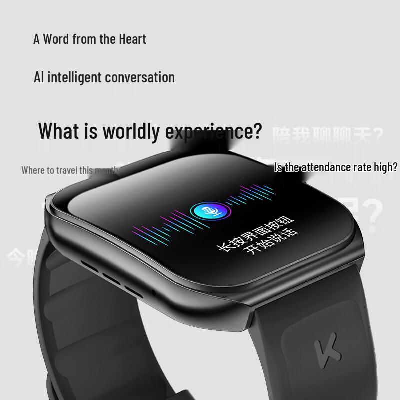 KUMI KU7 Plus AI Smart Watch with Bluetooth Call & Health Monitoring (CN version)