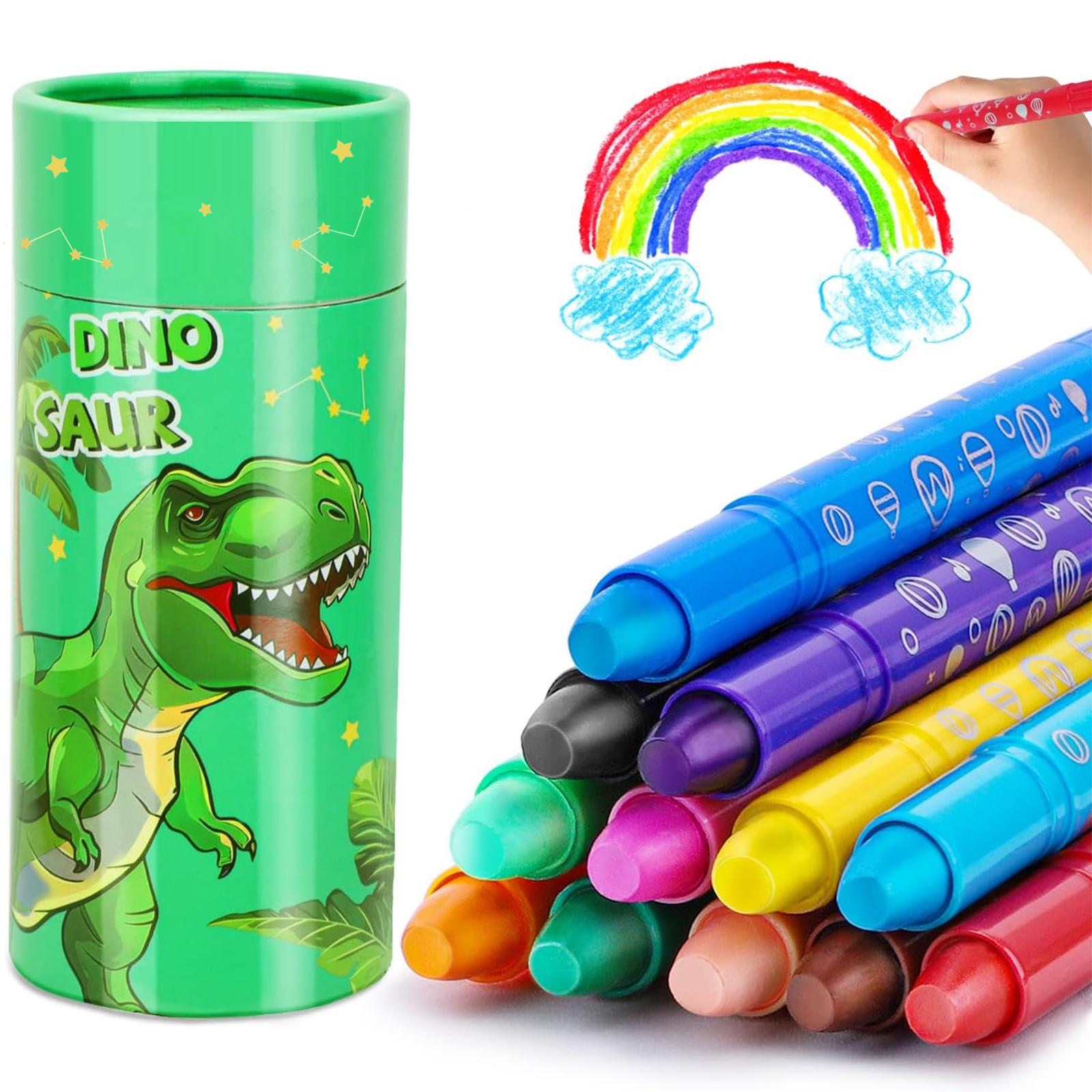 12/24 Kleuren Draaikrijtjes voor Peuters Niet-giftige Wasbare Kleurpotloden voor Kinderen Knutselbenodigdheden Tekenen Kleuren Kleurpotlood Set
