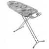 KADAX Ironing Board 120x38cm Wide Top Foldable Iron Holder