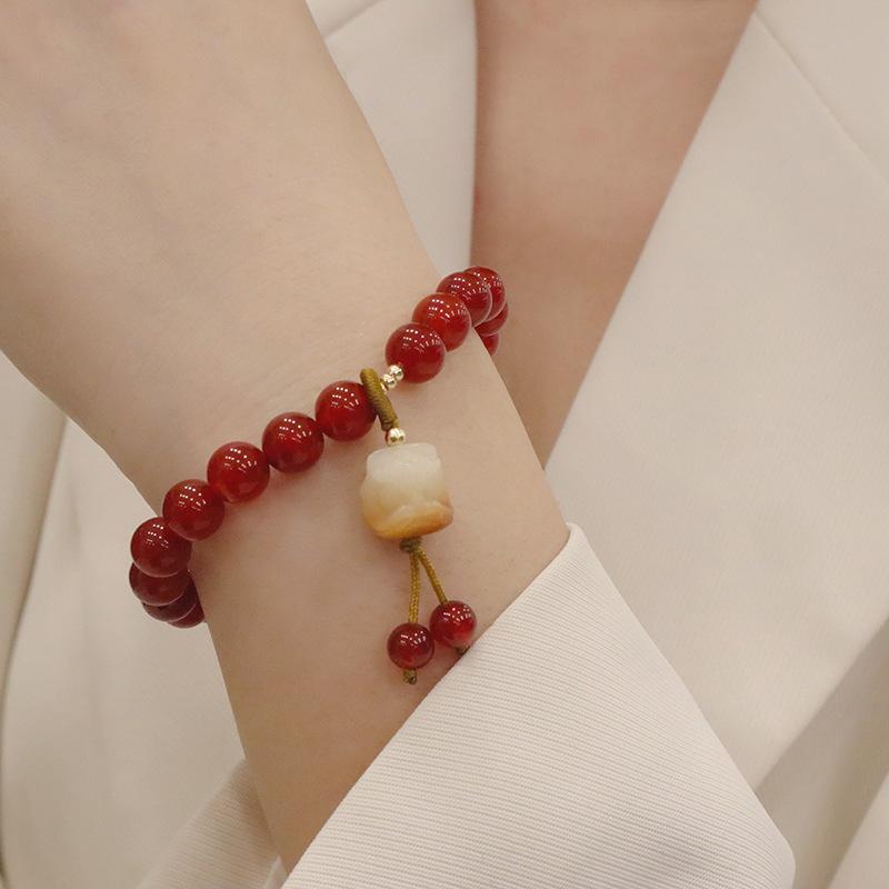 Natural agate braceletfashion women daily jewelry gift