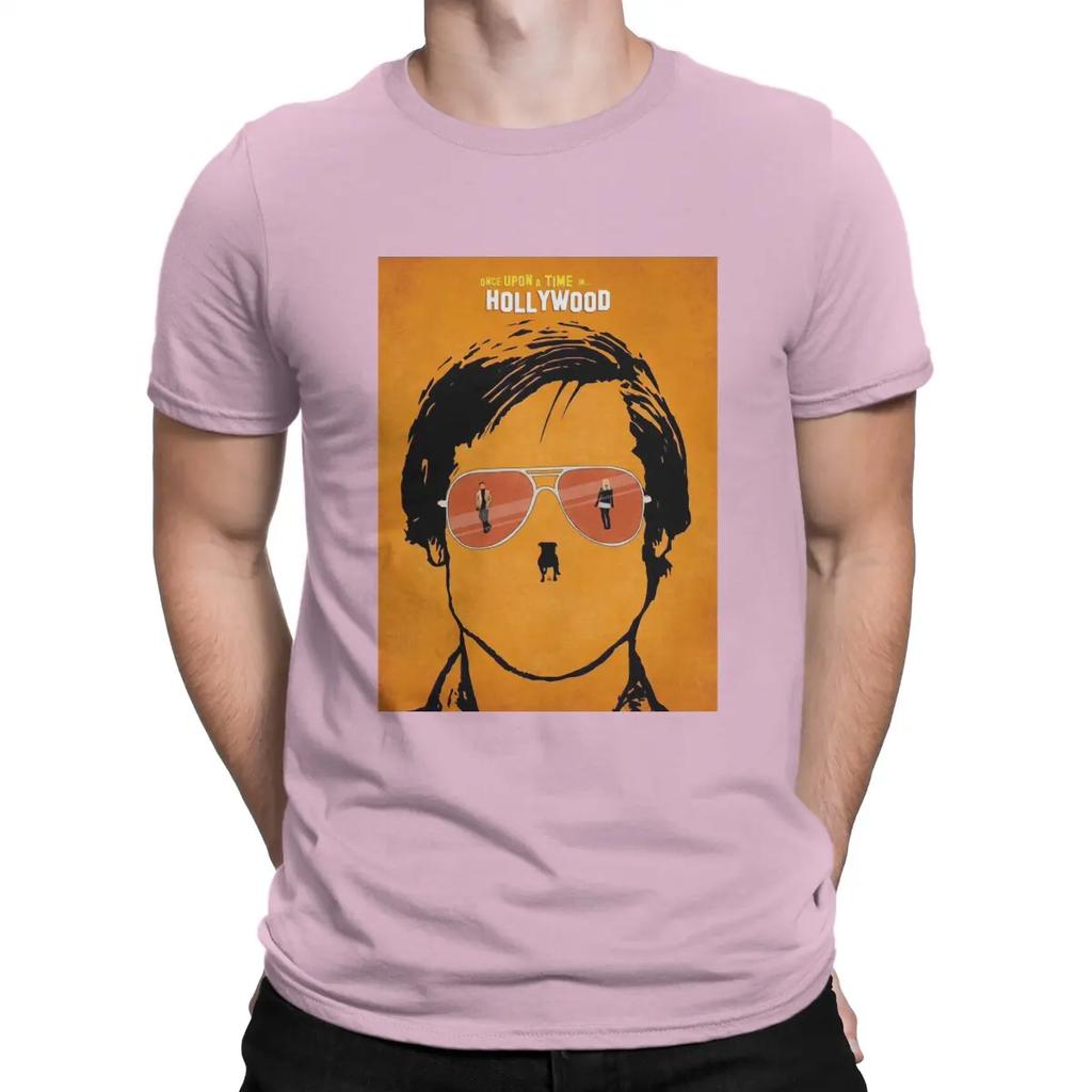 Once Upon A Time In H-Hollywoods Newest TShirt for Men Cartoon Film Round Neck Basic T Shirt Hip Hop Gift Clothes Tops