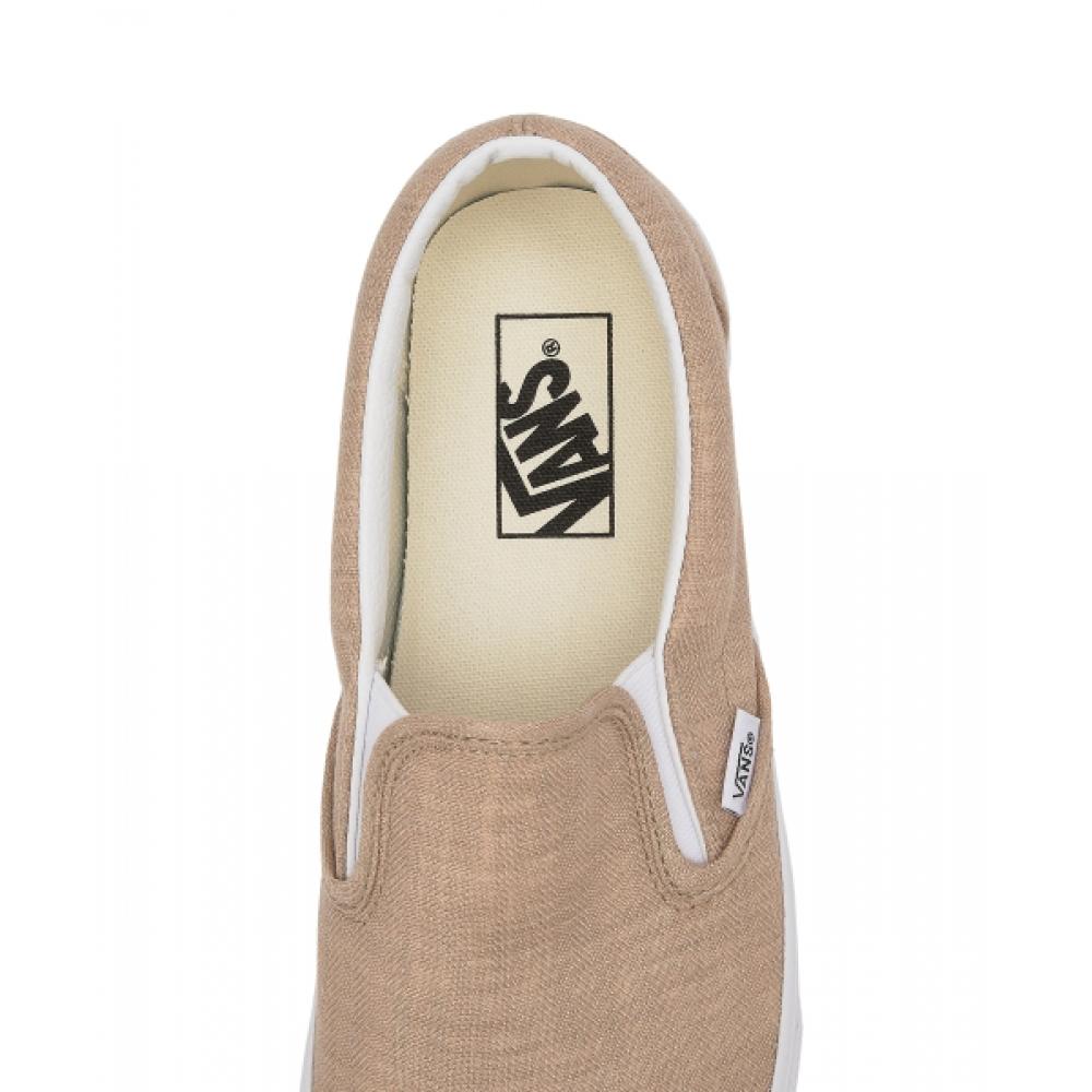 Vans Classic Slip On  Summer Linen  Incense Vn0009q74mg1