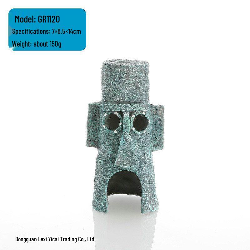 SpongeBob Pineapple House Fish Tank Decoration - Resin Ornament & Hideaway