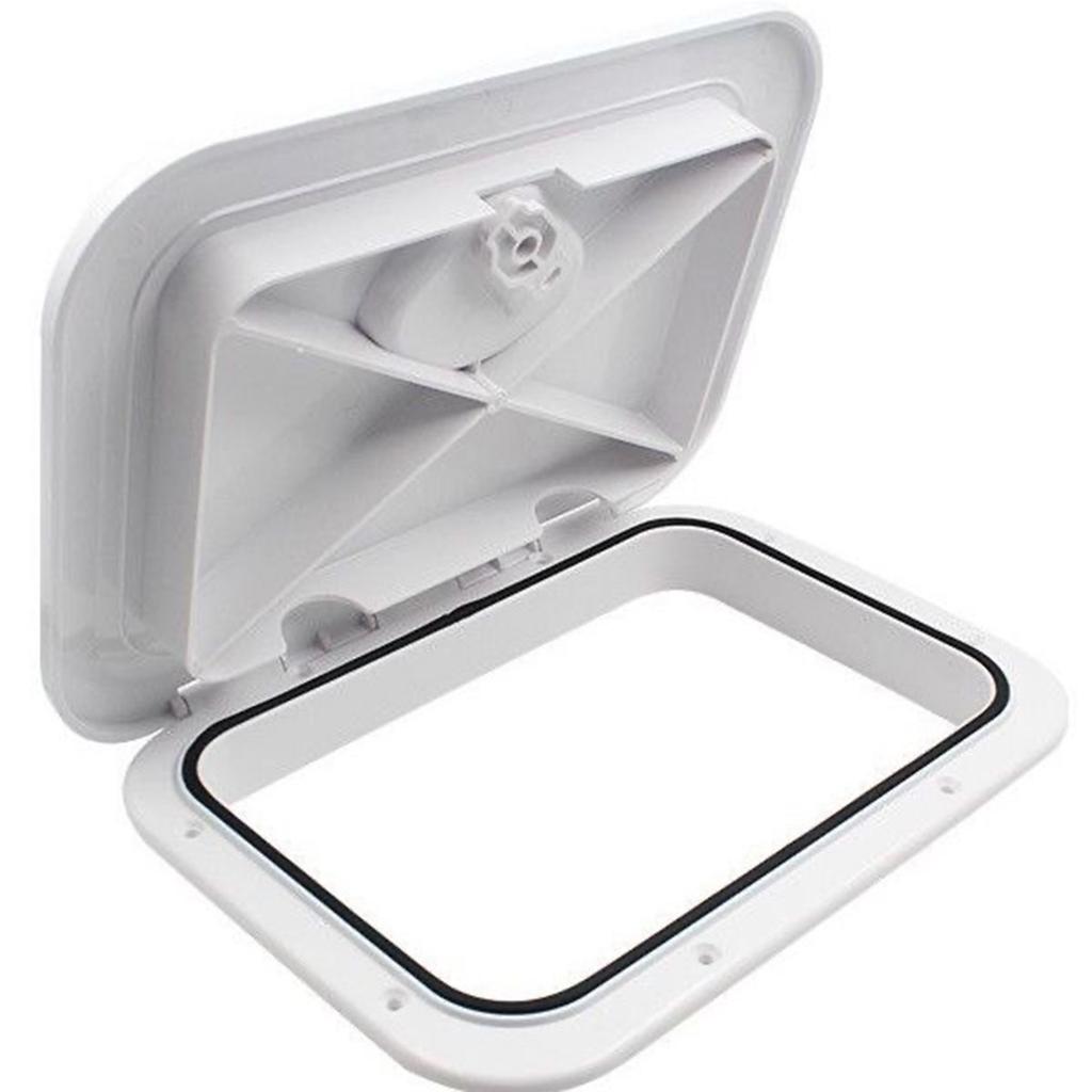 Marine Deck Plate, Inspection Hatch Cover, Square & Round Hand Hole Cover, Boat Yacht Accessories for Yachts & Speedboats