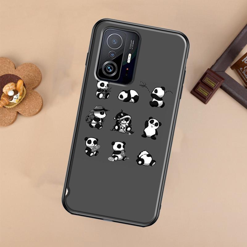 Cute Panda For POCO X5 X4 X3 F5 Pro M4 M5s F3 F4 GT C40 Phone Case For Xiaomi 12T 11T 13 Pro 12 Lite