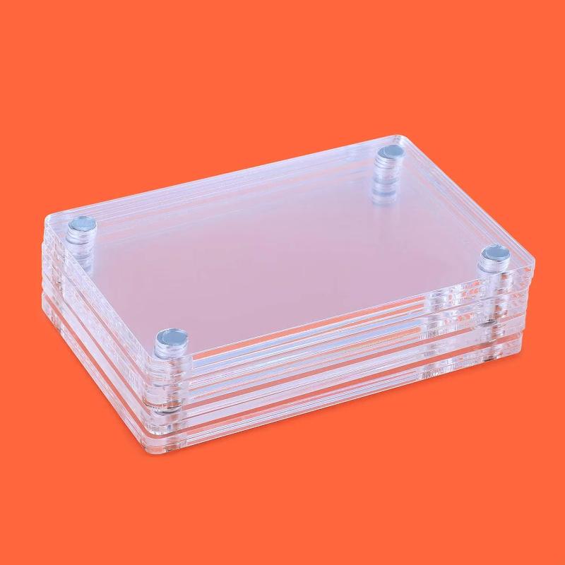 Acrylic Refrigerator Magnetic Frame, Clear Reversible Refrigerator Magnet Photo Frame, Display Frame, For Fujifilm