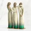 By My Side Three Women Beside Me Resin Ornaments Craft Decorations Holiday Creative Gifts